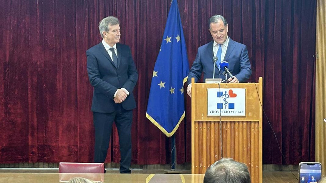 Συνέχιση των μεταρρυθμίσεων προανήγγειλε ο Γεωργιάδης κατά την παράδοση – παραλαβή στο υπουργείο Υγείας