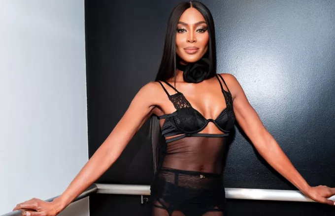 Η Naomi Campbell παρουσιάζει τη νέα της συλλογή για την εταιρεία Boss με αντιβακτηριδιακό φινίρισμα