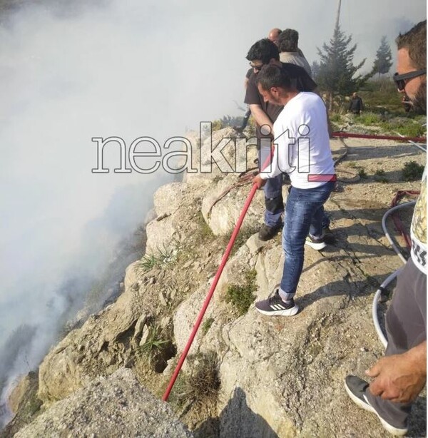 Ιεράπετρα: Νέα πύρινη καταστροφή κοντά στο μοναστήρι Παναγίας Εξακουστής
