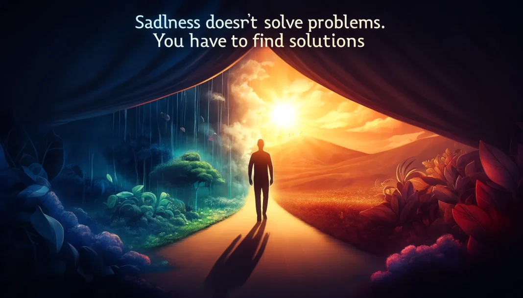 Βρείτε λύσεις αντί να αφήνεστε στη θλίψη
