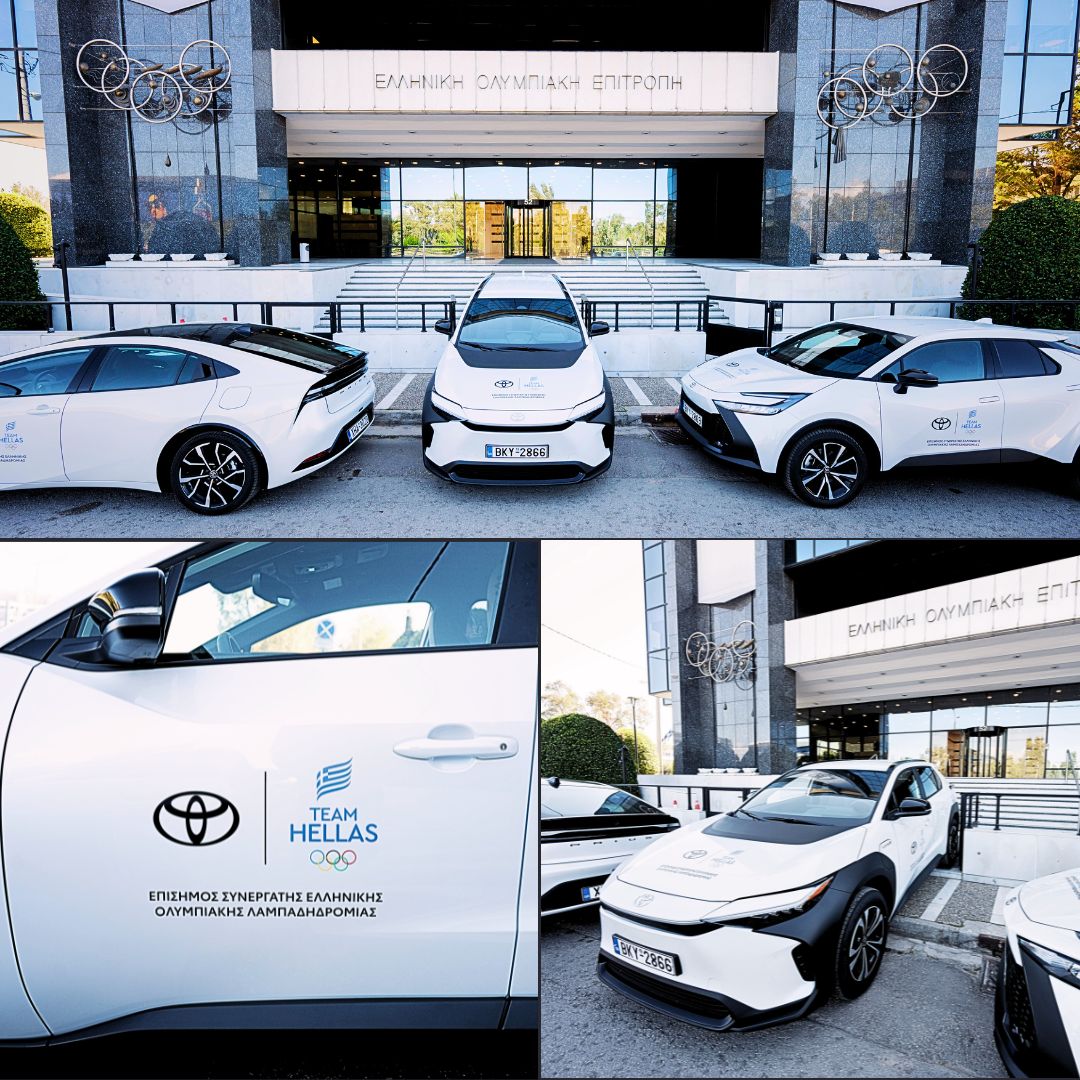 Toyota Hellas: Στηρίζει την Ολυμπιακή Λαμπαδηδρομία «Παρίσι 2024»