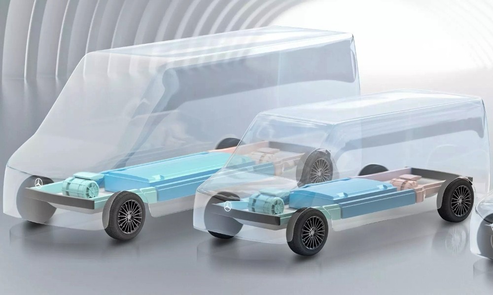 Νέα πλατφόρμα Mercedes για μεγάλα ηλεκτρικά van +video